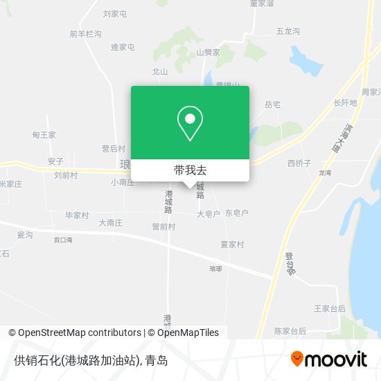 供销石化(港城路加油站)地图