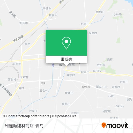 维连顺建材商店地图