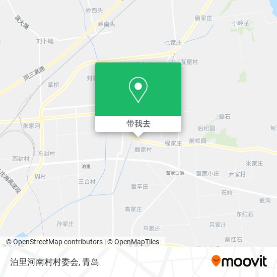 泊里河南村村委会地图
