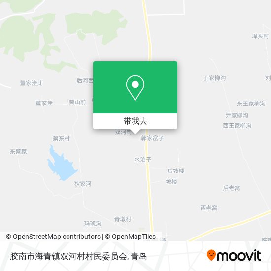 胶南市海青镇双河村村民委员会地图
