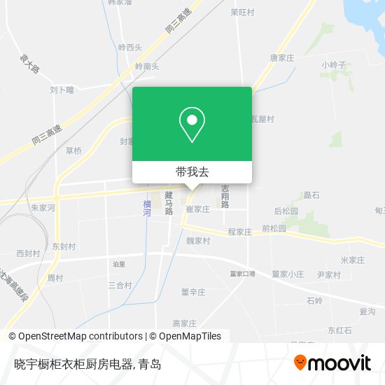 晓宇橱柜衣柜厨房电器地图