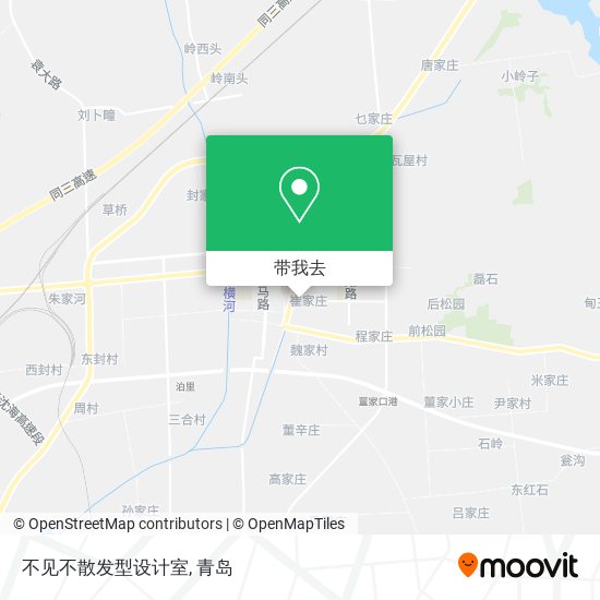 不见不散发型设计室地图