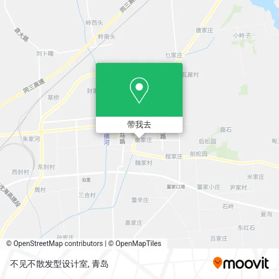 不见不散发型设计室地图