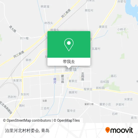 泊里河北村村委会地图