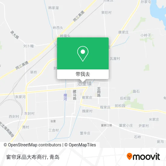 窗帘床品大布商行地图