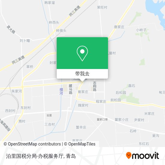 泊里国税分局-办税服务厅地图