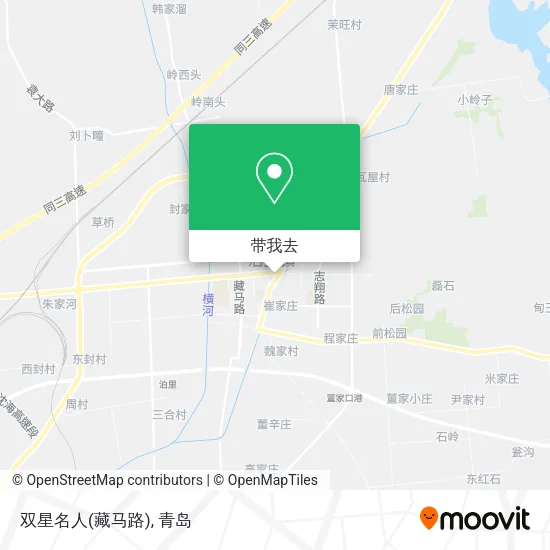 双星名人(藏马路)地图