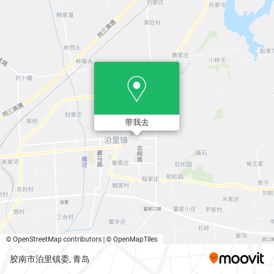 胶南市泊里镇委地图