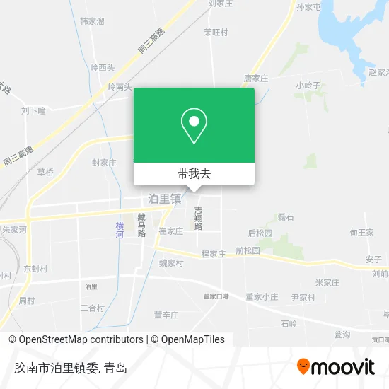 胶南市泊里镇委地图