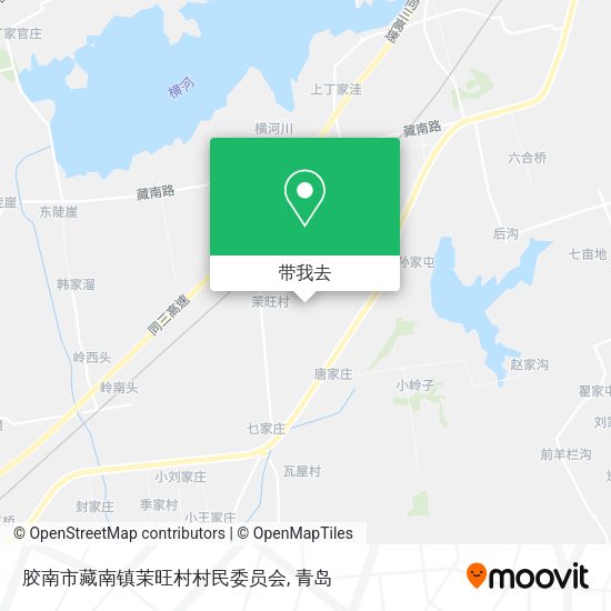 胶南市藏南镇茉旺村村民委员会地图