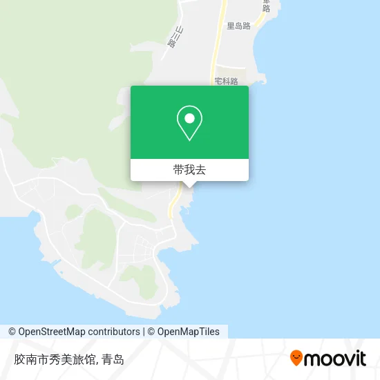 胶南市秀美旅馆地图