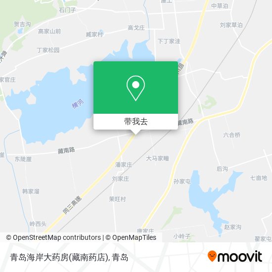 青岛海岸大药房(藏南药店)地图