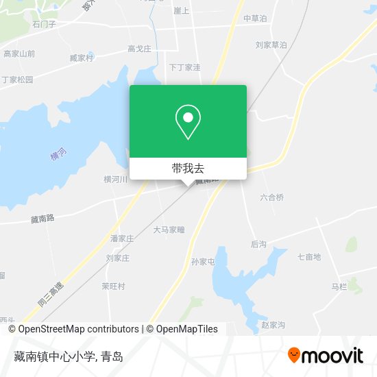 藏南镇中心小学地图