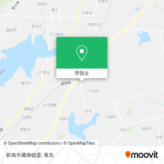 胶南市藏南镇委地图
