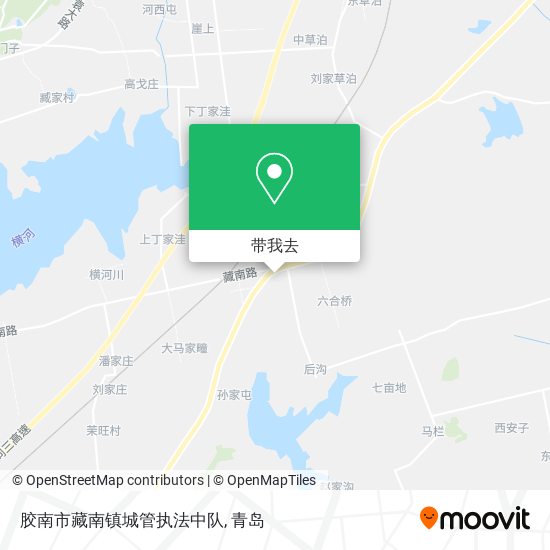 胶南市藏南镇城管执法中队地图