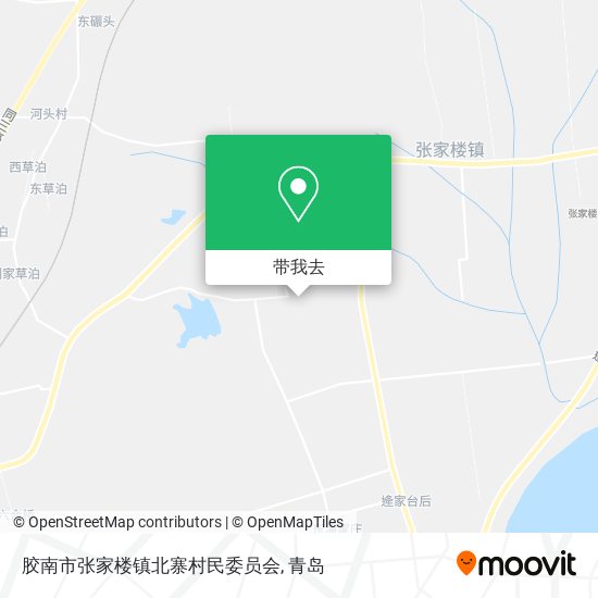 胶南市张家楼镇北寨村民委员会地图