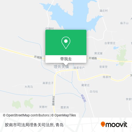 胶南市司法局理务关司法所地图