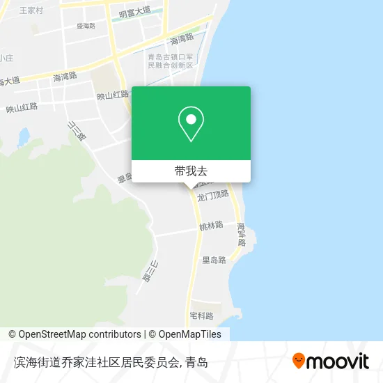 滨海街道乔家洼社区居民委员会地图