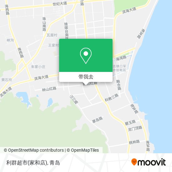 利群超市(家和店)地图