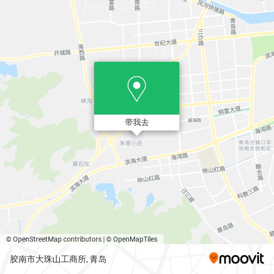 胶南市大珠山工商所地图