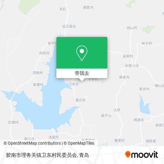 胶南市理务关镇卫东村民委员会地图