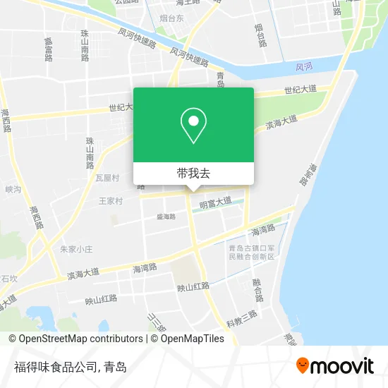 福得味食品公司地图