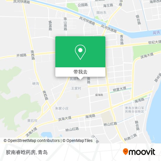 胶南睿晗药房地图