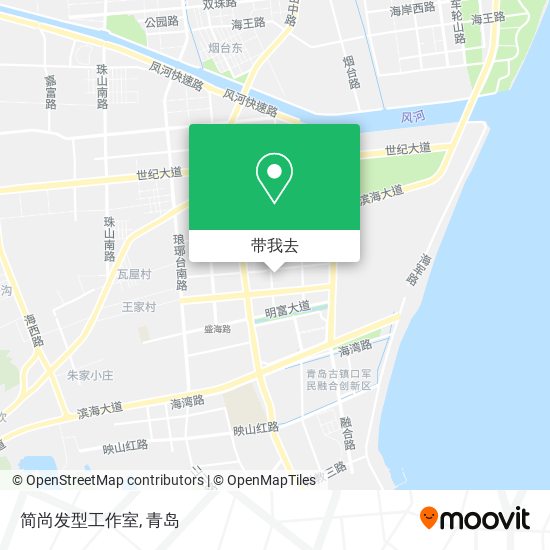 简尚发型工作室地图