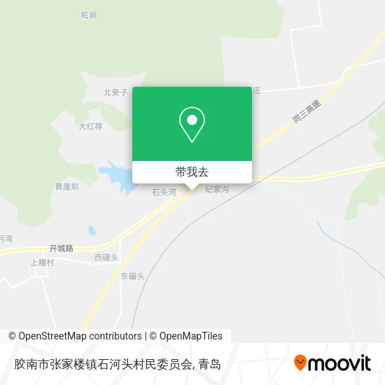 胶南市张家楼镇石河头村民委员会地图