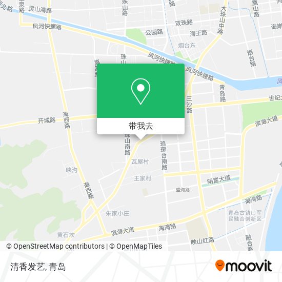 清香发艺地图