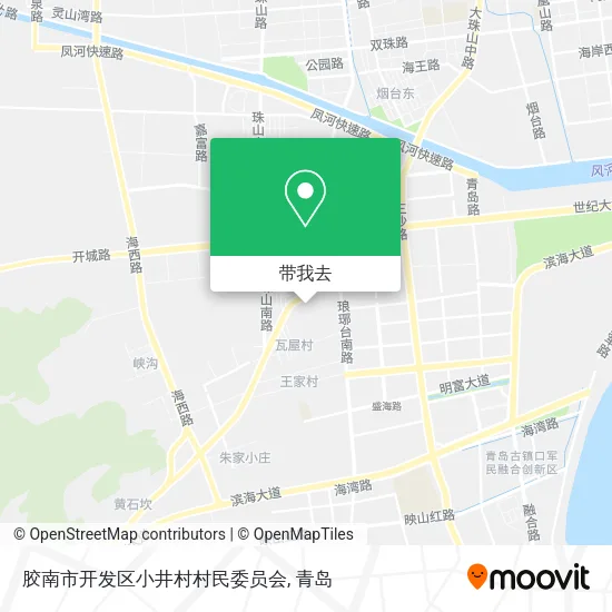胶南市开发区小井村村民委员会地图