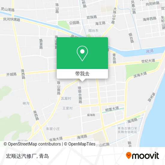 宏顺达汽修厂地图