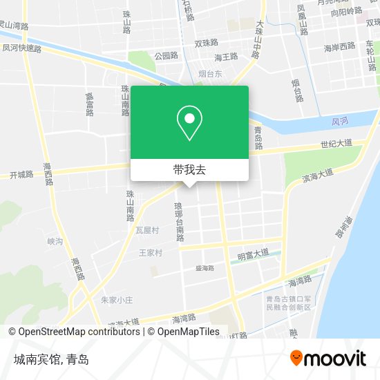城南宾馆地图