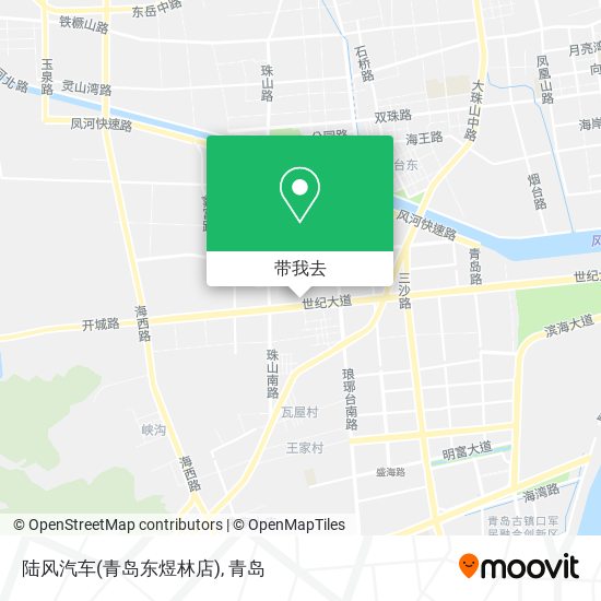 陆风汽车(青岛东煜林店)地图