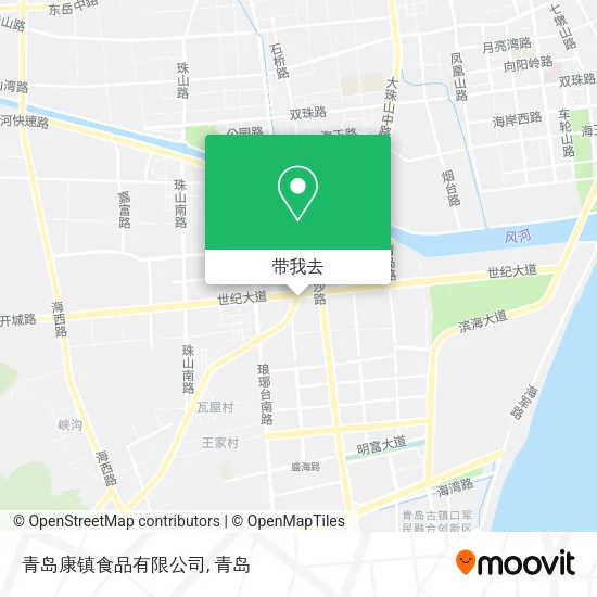 青岛康镇食品有限公司地图