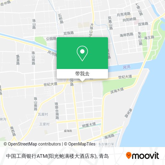中国工商银行ATM(阳光鲍满楼大酒店东)地图
