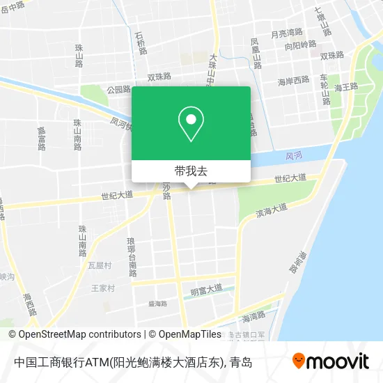 中国工商银行ATM(阳光鲍满楼大酒店东)地图