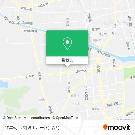 红星幼儿园(珠山西一路)地图