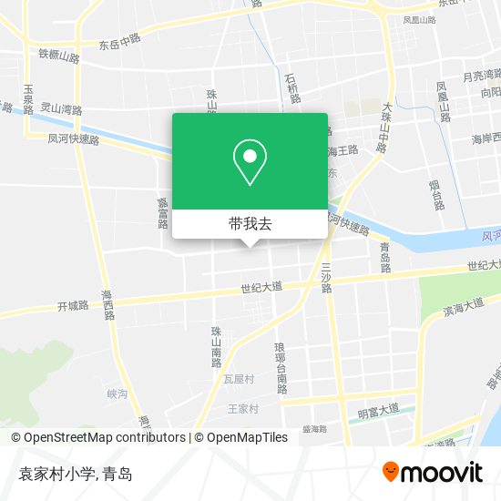 袁家村小学地图