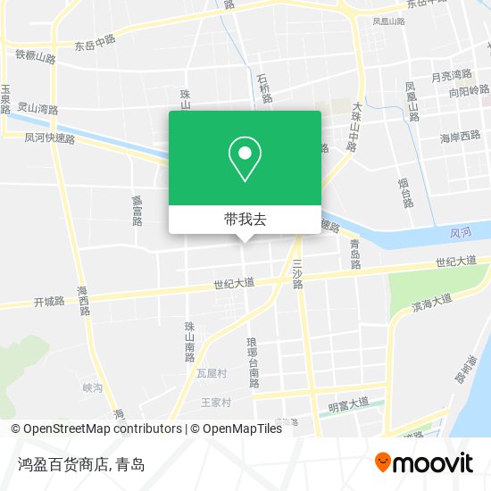 鸿盈百货商店地图