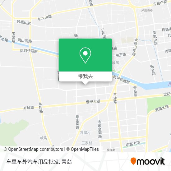 车里车外汽车用品批发地图