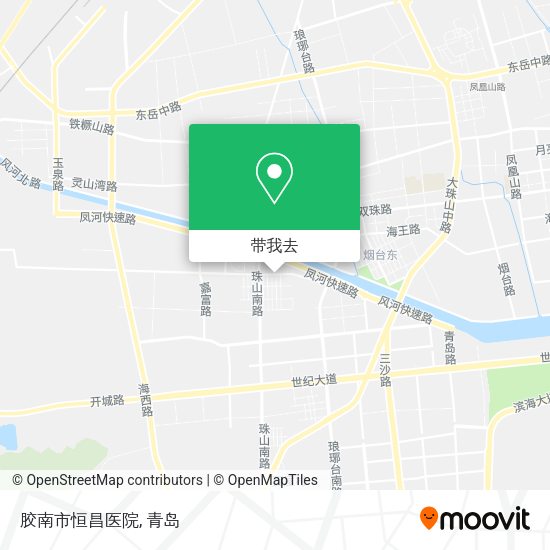 胶南市恒昌医院地图