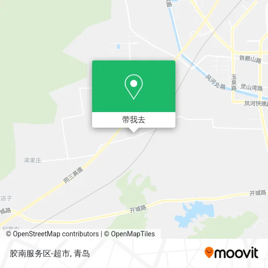 胶南服务区-超市地图