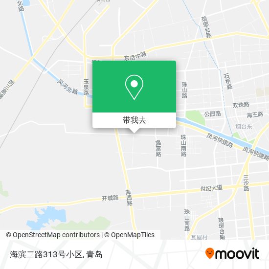 海滨二路313号小区地图