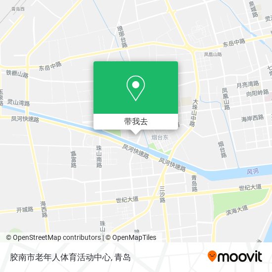 胶南市老年人体育活动中心地图