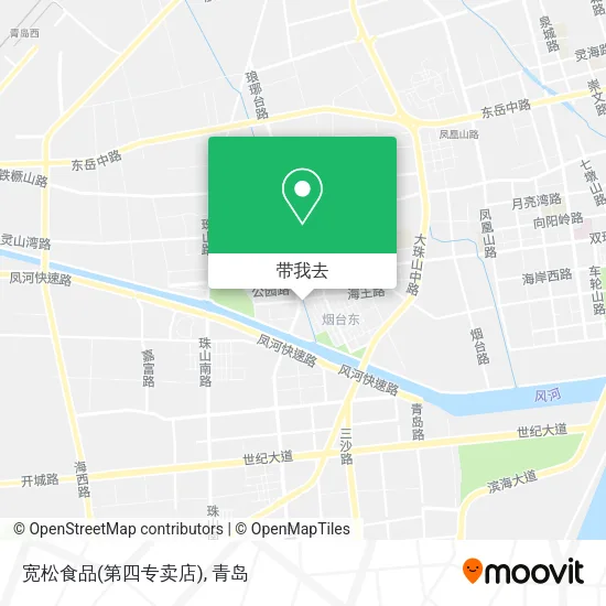宽松食品(第四专卖店)地图
