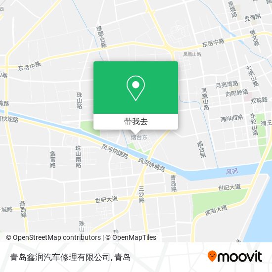 青岛鑫润汽车修理有限公司地图