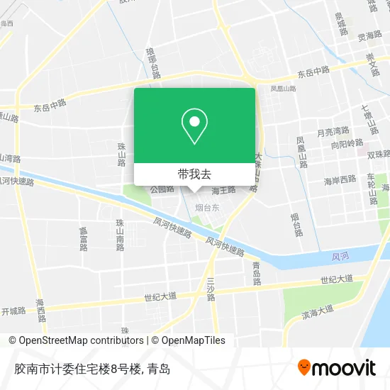 胶南市计委住宅楼8号楼地图