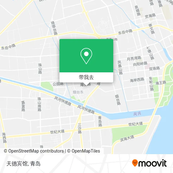 天德宾馆地图