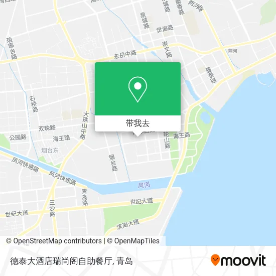 德泰大酒店瑞尚阁自助餐厅地图